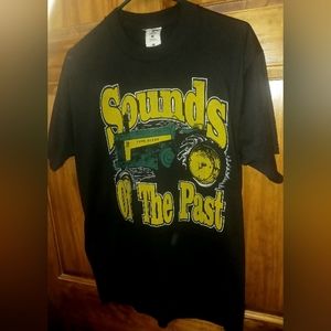 John Deere Tractor Sounds of the Past T-Shirt Men's Large Made in USA